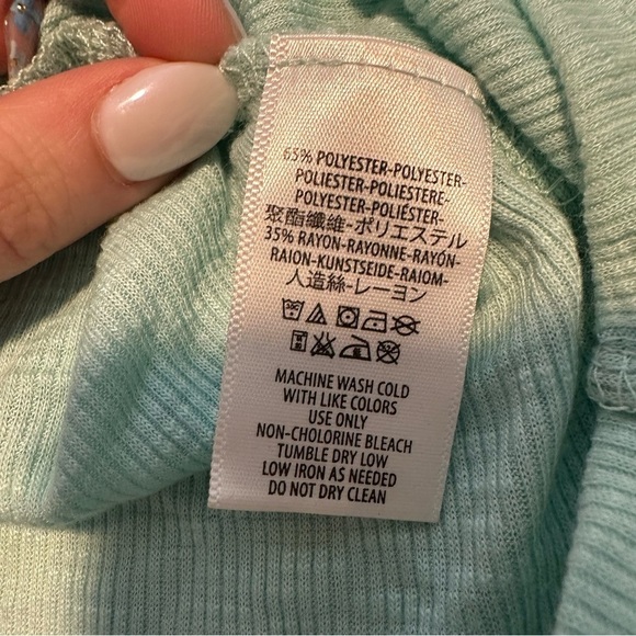 Free people teal turquoise tank top - Picture 5 of 7